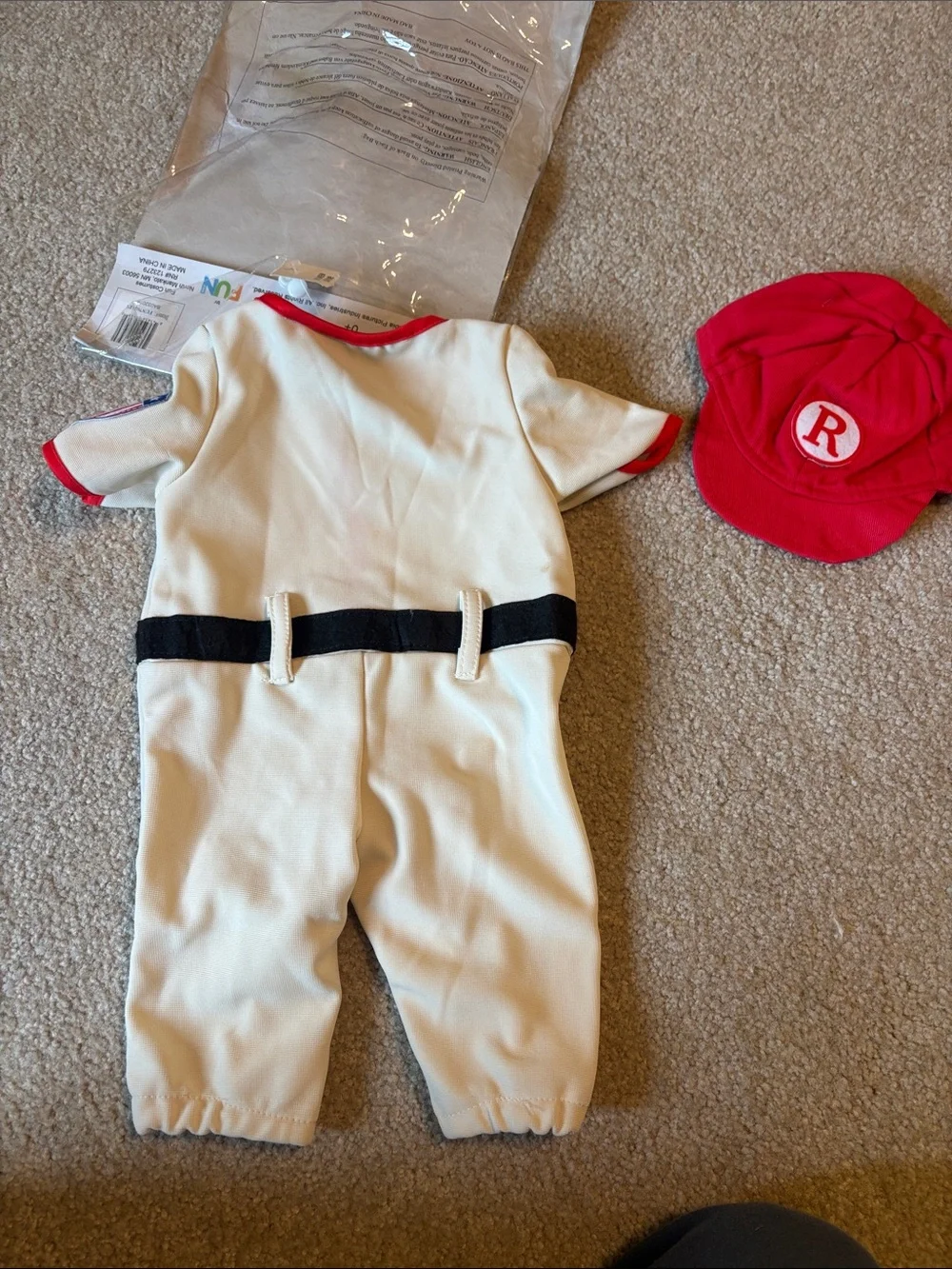 NIB A League of Their Own Coach Jimmy Baby Costume; Sz: 0-3 Months